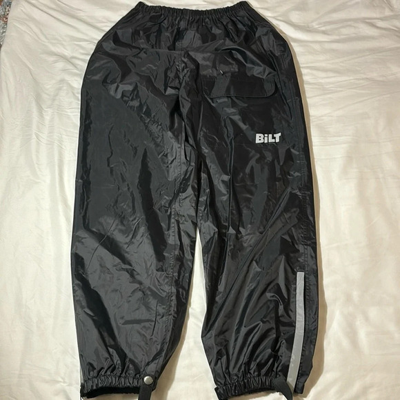 Other - Bilt BLW 8 Motorcycle Waterproof Rain
Pants Black Lightweight Packable - L